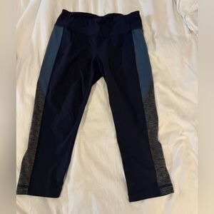 Athleta womens Leggings in Navy and Charcoal size L
